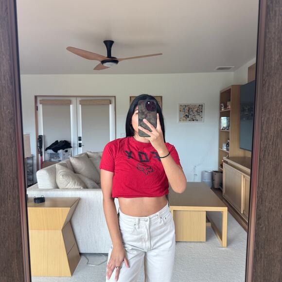 Fox Racing Shirt Kids Medium Graphic Logo streetwear short sleeve - Picture 1 of 6